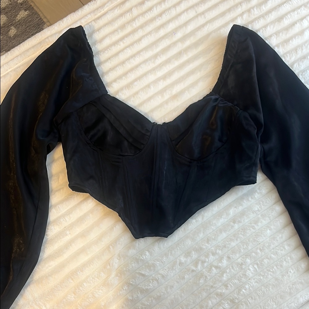 Elegant Black Women's Top